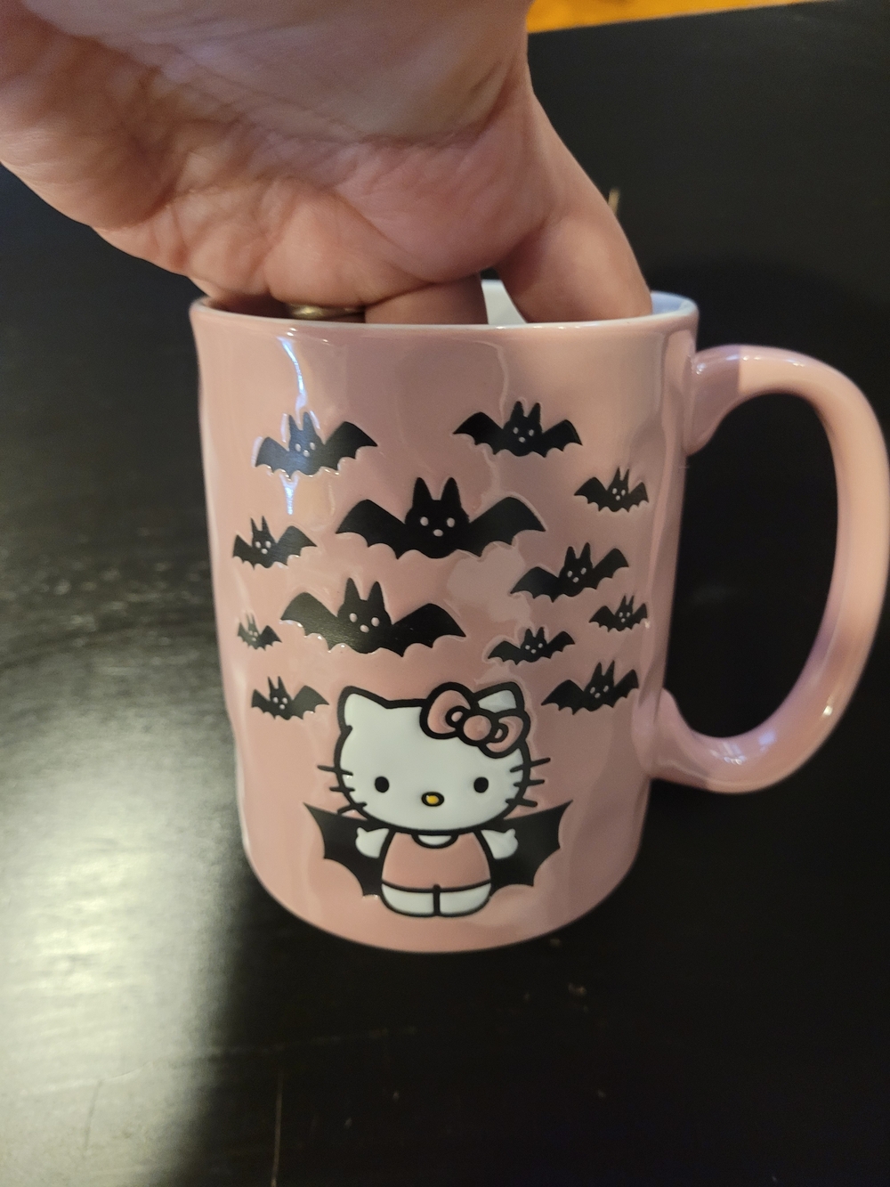 Hello Kitty Pink Bat Mug